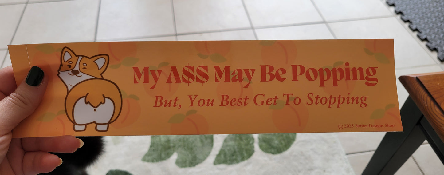 Best Get to Stopping Bumper Sticker
