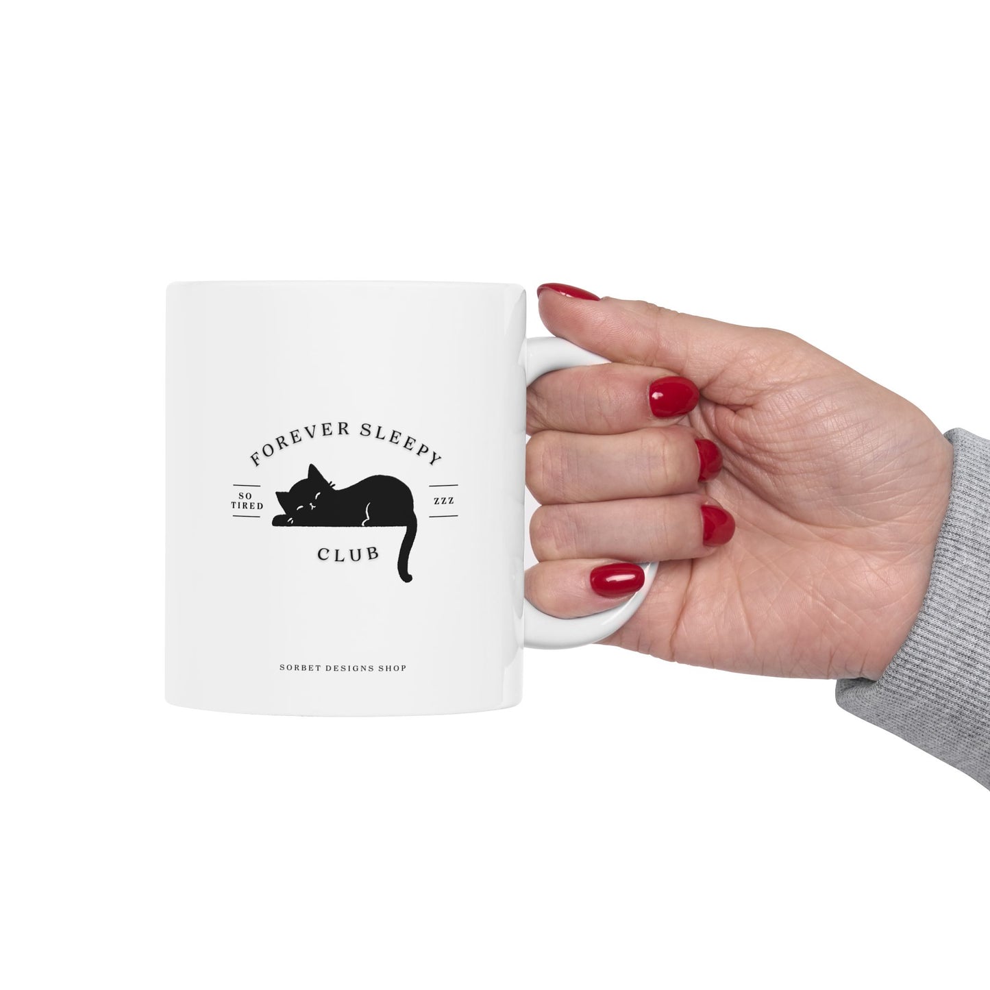 Forever Sleepy Club Ceramic Mug - 11oz