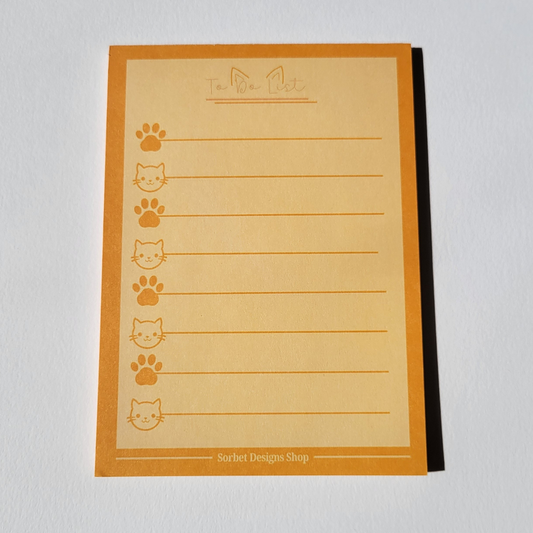 Creamsicle To-Do List Set