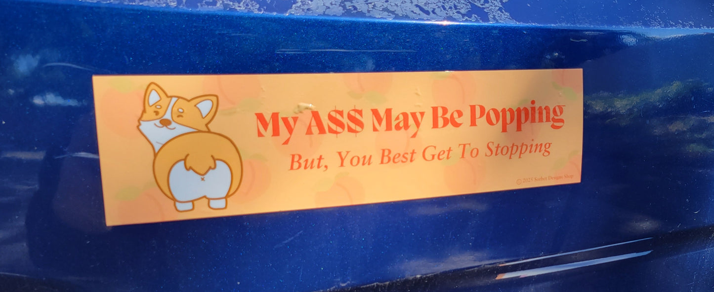 Best Get to Stopping Bumper Sticker