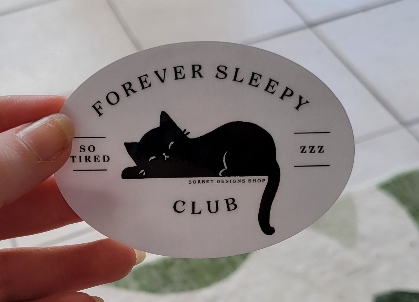 Forever Sleepy Club Sticker