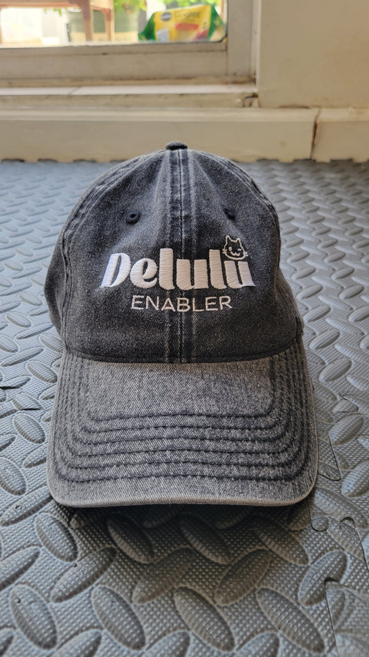 Delulu Enabler | Vintage Hat Embroidered