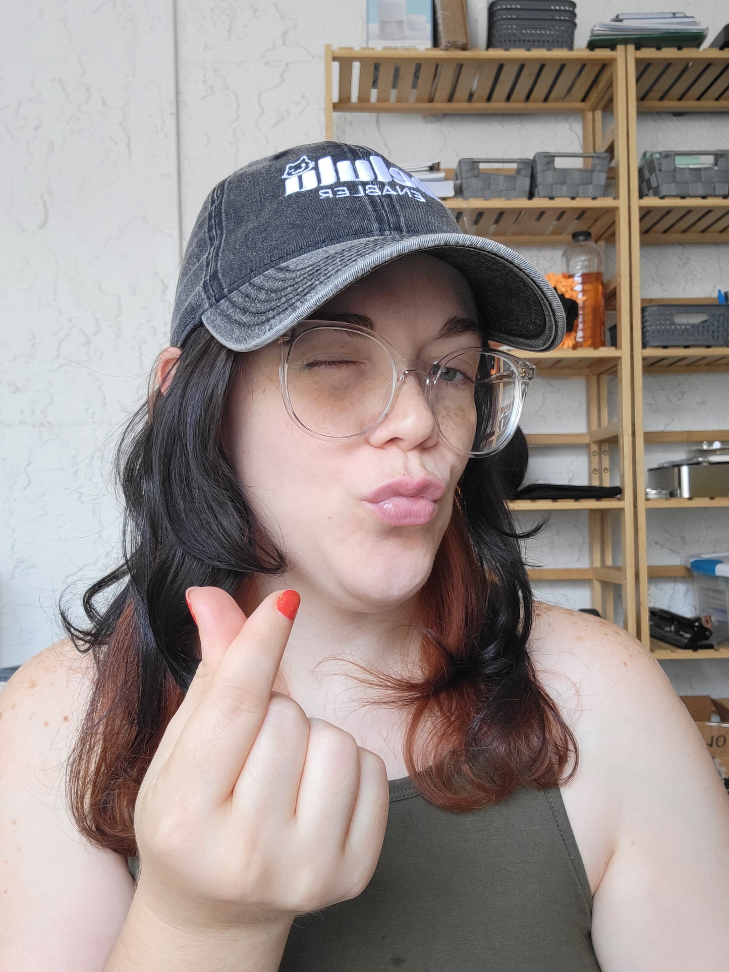 Delulu Enabler | Vintage Hat Embroidered