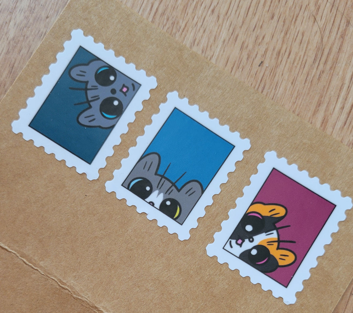Peeking Cat Sticker Sheet