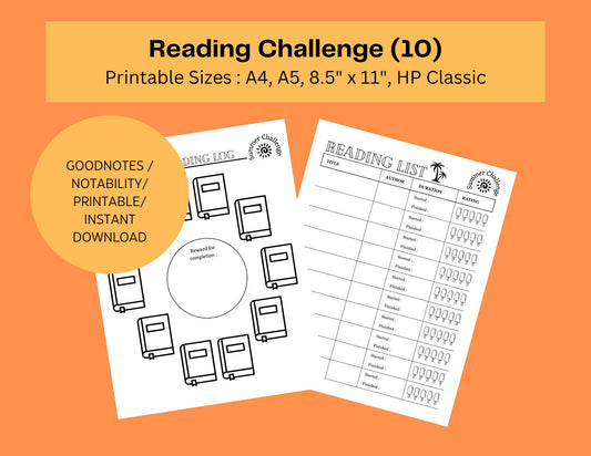 10 Book Reading Challenge