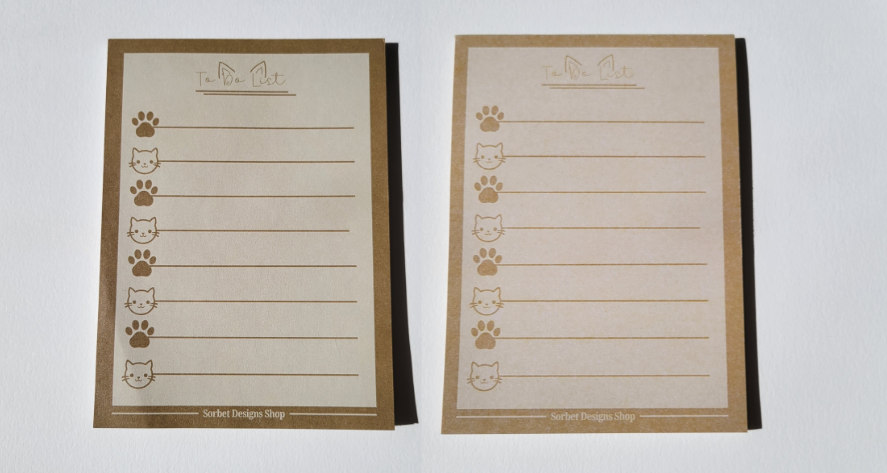 Coffee & Cream To-do List Set