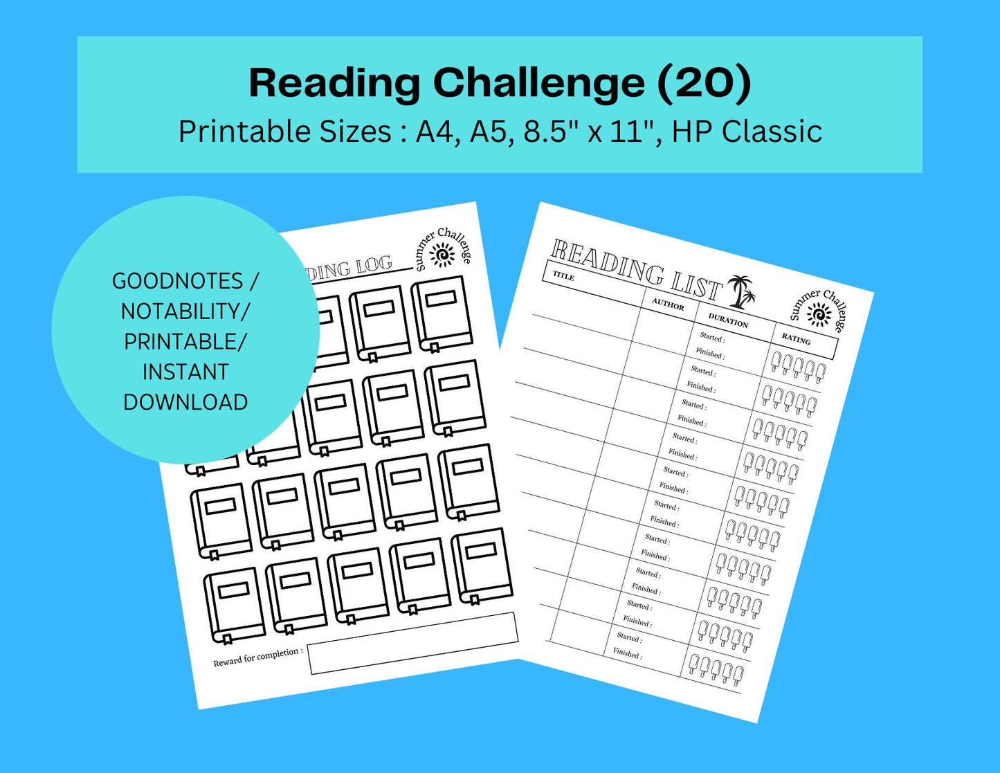 20 Book Reading Challenge